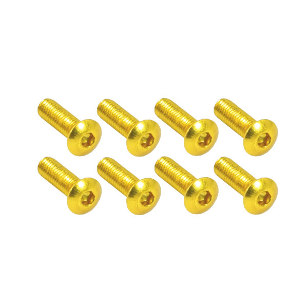 bike it Bike it screen bolts gold 8pcs 